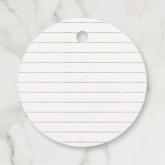 Serenity Simplistic Greenerity Geometric Wedding Geschenkanhänger (Rückseite)