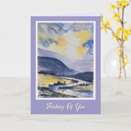 Serenity Speedy Erholung Denken Sie an Ihre Karte (Gelbe Blume)