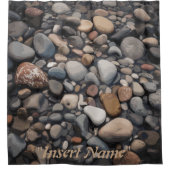 Serenity Stones Duschvorhang (Vorderseite)