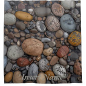 Serenity Stones Duschvorhang (Vorderseite)
