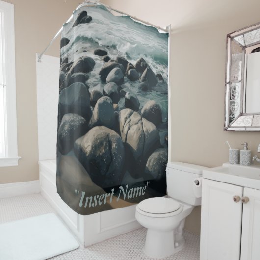 Serenity Stones Duschvorhang (Beispiel)