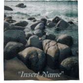 Serenity Stones Duschvorhang (Vorderseite)