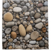 Serenity Stones Duschvorhang (Vorderseite)