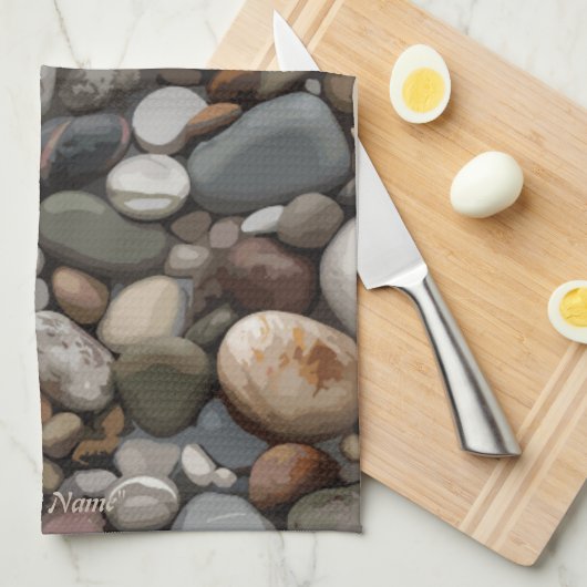 Serenity Stones Geschirrtuch (Viertel Falte)