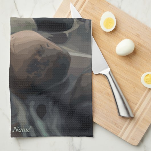 Serenity Stones Geschirrtuch (Viertel Falte)