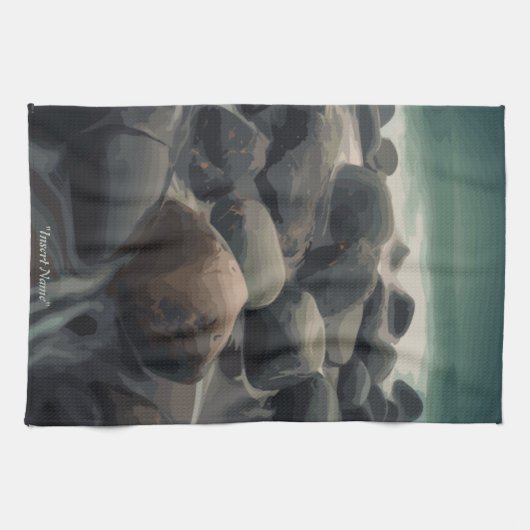 Serenity Stones Geschirrtuch (Horizontal)