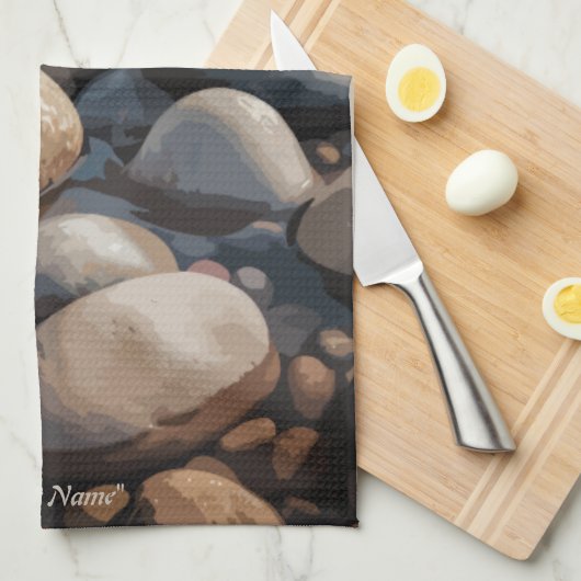 Serenity Stones Geschirrtuch (Viertel Falte)