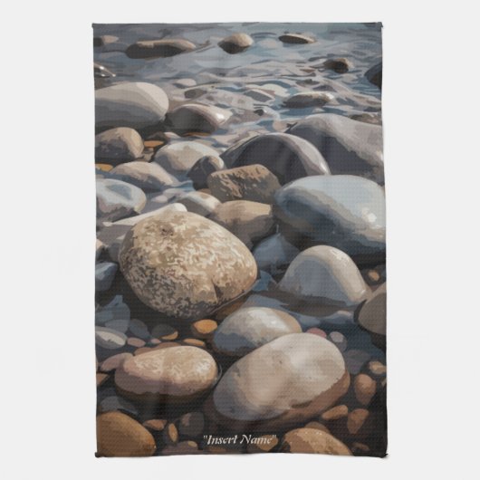 Serenity Stones Geschirrtuch (Vertikal)