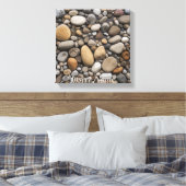 Serenity Stones Leinwanddruck (Insitu (Schlafzimmer))