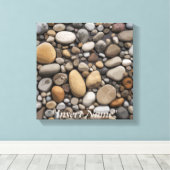Serenity Stones Leinwanddruck (Insitu (Holzboden))