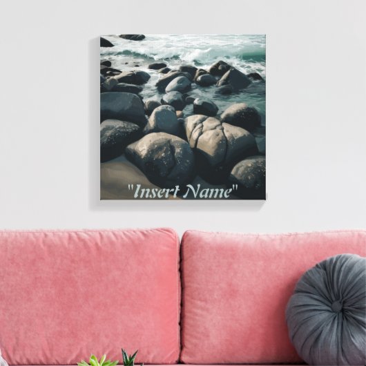 Serenity Stones Leinwanddruck (Insitu (Wohnzimmer))