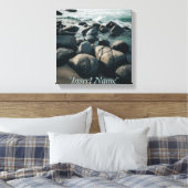 Serenity Stones Leinwanddruck (Insitu (Schlafzimmer))
