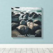 Serenity Stones Leinwanddruck (Insitu (Holzboden))