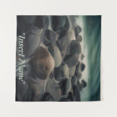 Serenity Stones Wandteppich (Vorderseite (Horizontal))