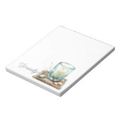 Serenity-Strand-Kerzensteine Notizblock (Rotiert)