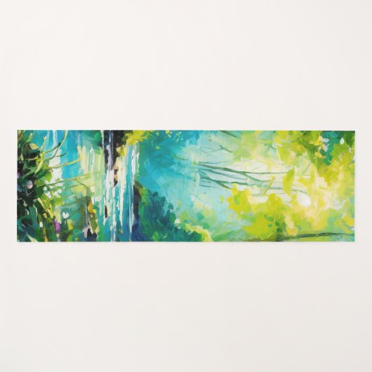 Serenity Stream Yoga Mat Yogamatte (Vorderseite (Horizontal))