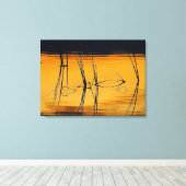 Serenity Stretch Canvas Print Leinwanddruck (Insitu (Holzboden))