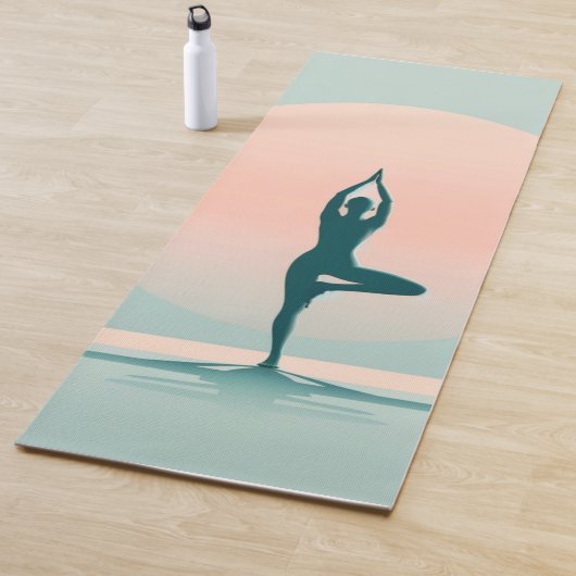 Serenity Sunrise Yoga Mat - ruhige Pose Tree Yogamatte (Beispiel)