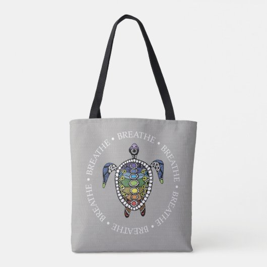 Serenity Turtle Chakras Tasche (Rückseite)