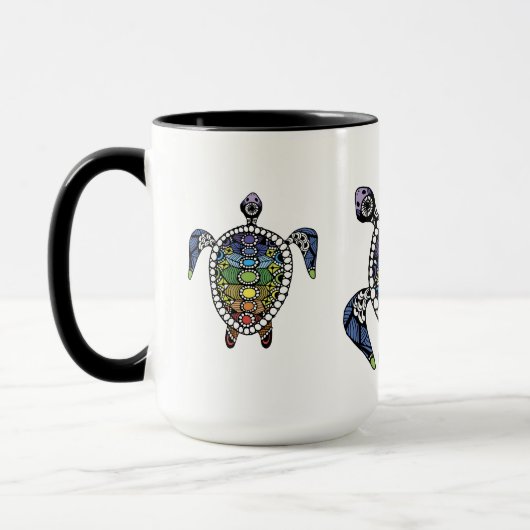 Serenity Turtle Chakras Tasse (Links)