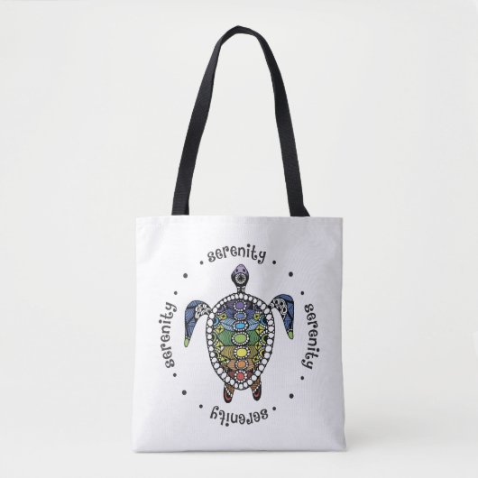 Serenity Turtle Chakren Tasche (Vorderseite)