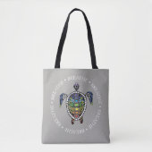Serenity Turtle Chakren Tasche (Vorderseite)