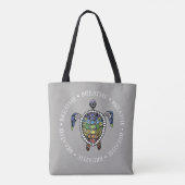 Serenity Turtle Chakren Tasche (Rückseite)