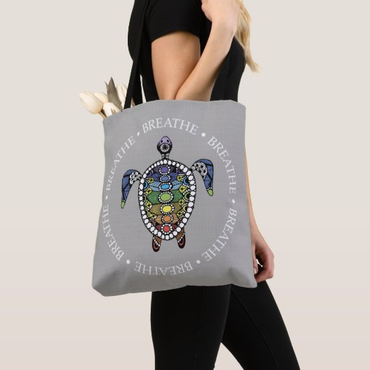 Serenity Turtle Chakren Tasche (Von Nahem)