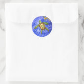 Serenity Turtle Runder Aufkleber (Tasche)