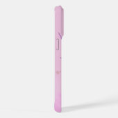 'Serenity Veilchenblatt' Minimalist iPhone 15 Pro Hülle (Rechte Seite)