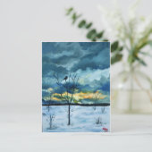 "Serenity" von Hilary J England Postkarte (Stehend Vorderseite)