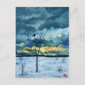 "Serenity" von Hilary J England Postkarte (Vorderseite)