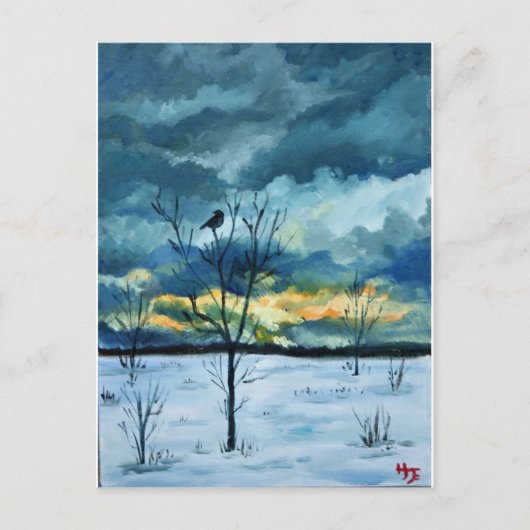 "Serenity" von Hilary J England Postkarte (Vorderseite)