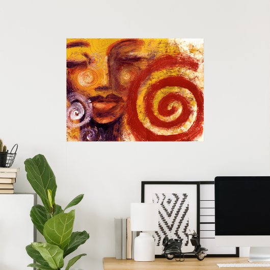 Serenity von Nathan Jalani Taylor Poster (Heimbüro)