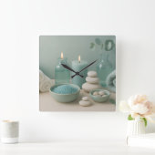 Serenity Wall Clock Quadratische Wanduhr (Zuhause)