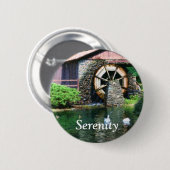Serenity Water Wheel Inspiration Button (Vorne & Hinten)
