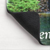 Serenity Water Wheel Inspiration Mousepad (Ecke)