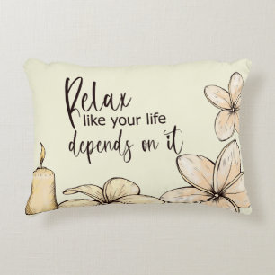 Serenity Wellness-Center Custom Pillow Dekokissen