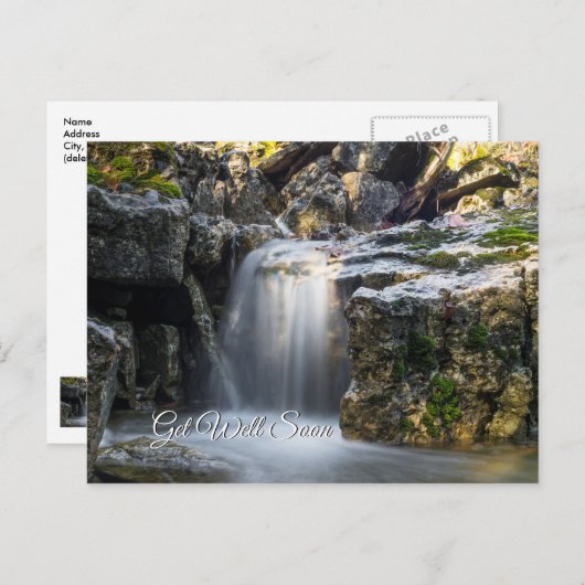 Serenity Wellness-Center Falls werden bald gut Pos Postkarte (Vorne/Hinten)