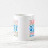 Serenity Word Cloud Coffee Tasse (Mittel)