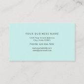 Serenity Yoga Instructor - Yoga Practice Visitenkarte (Rückseite)