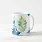 Serenity Yoga-Kaffee Kaffeetasse (VorderseiteRechts)