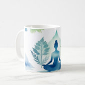 Serenity Yoga-Kaffee Kaffeetasse (Vorderseite Links)