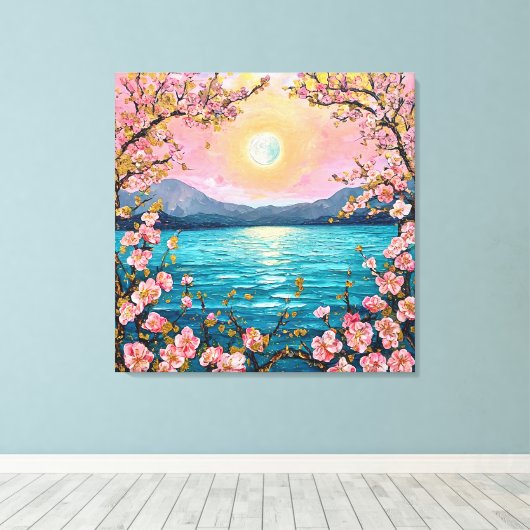 Serenlandschaft Leinwanddruck (Insitu (Holzboden))