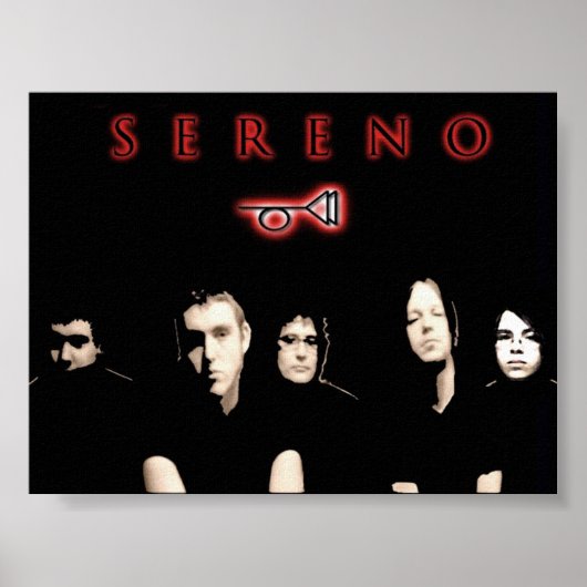 Sereno Band Poster (Vorne)