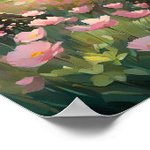 Serenwaldpfad - ruhige Natur Poster (Ecke)