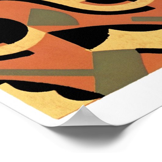 Serge Gladky Jazz Art Poster (Ecke)