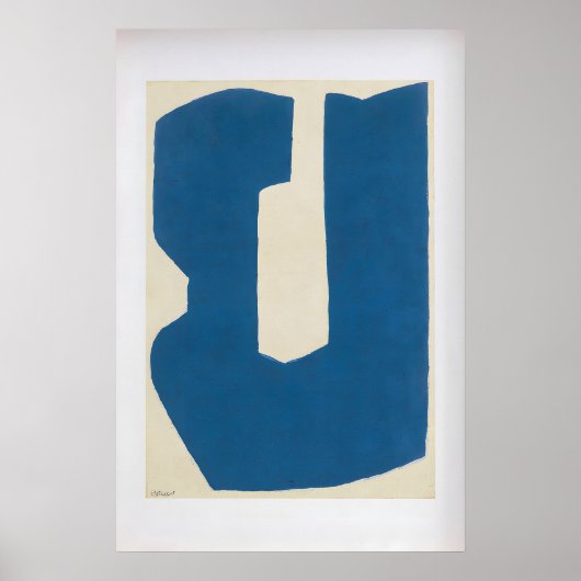 Serge Poliakoff Komposition Abstrakt 1965 Poster (Vorne)