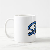 Serge Vorname Name blue Tasse Kaffeetasse (Links)