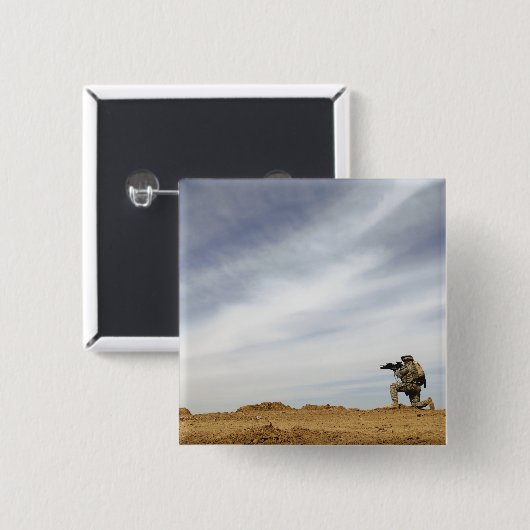 Sergeant bietet Sicherheit Button (Vorne & Hinten)